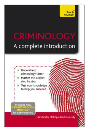 Cover of the book Criminology: A Complete Introduction: Teach Yourself by Tina Konstant, Morris Taylor