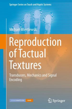 Cover of the book Reproduction of Tactual Textures by Kristin Ytterstad Pettersen, Jan Tommy Gravdahl, Pål Liljebäck, Øyvind Stavdahl
