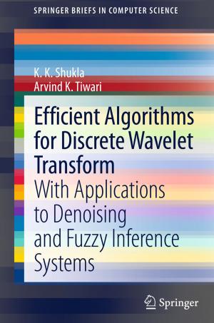 Cover of the book Efficient Algorithms for Discrete Wavelet Transform by Filipe Faria da Silva, Claus Leth Bak