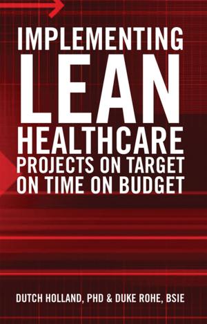 Cover of the book Implementing Lean Healthcare Projects on Target on Time on Budget by Judith K. Parker
