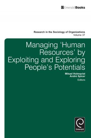 Cover of the book Managing ‘Human Resources’ by Exploiting and Exploring People’s Potentials by Professor Guido Stein