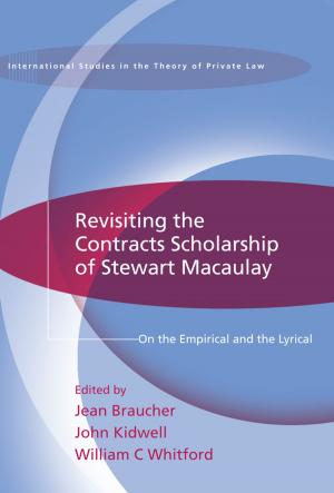 Cover of the book Revisiting the Contracts Scholarship of Stewart Macaulay by Professor Steve Moyise