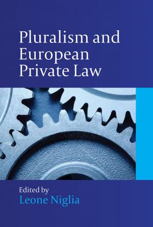 Cover of the book Pluralism and European Private Law by Robert Glancy