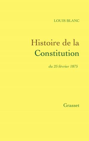 Cover of the book Histoire de la Constitution du 25 février 1875 by Pauline Dreyfus
