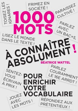 Cover of the book Mille mots à connaître absolument by Chateaubriand