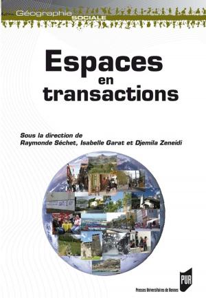 Cover of the book Espaces en transactions by Nicolas Carrier