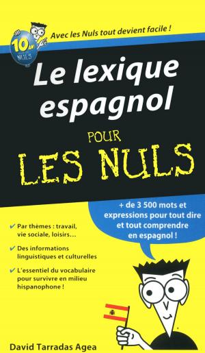 Cover of the book Le lexique espagnol Pour les Nuls by LONELY PLANET FR