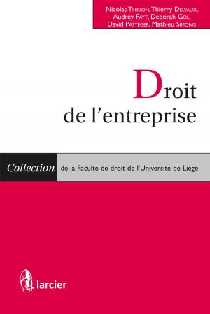 Cover of the book Droit de l'entreprise by Cédric Alter, Alain Zenner