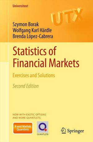 Cover of the book Statistics of Financial Markets by Karl-Heinz Land, Ralf T. Kreutzer