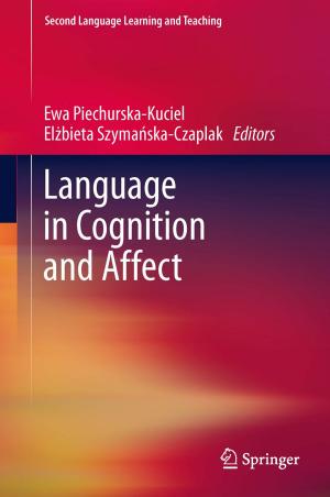 Cover of the book Language in Cognition and Affect by David M. Smyth