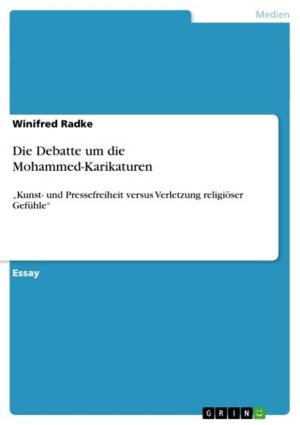 Cover of the book Die Debatte um die Mohammed-Karikaturen by Niclas Dominik Weimar