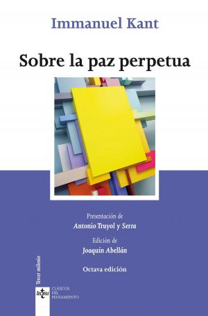 Cover of the book La paz perpetua by Thomas Hobbes, Enrique Tierno Galván