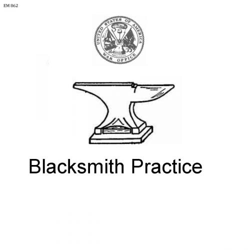 Cover of the book Blacksmith Practice by Various US Military Personnel, Bridged Books Group, Bridged books group