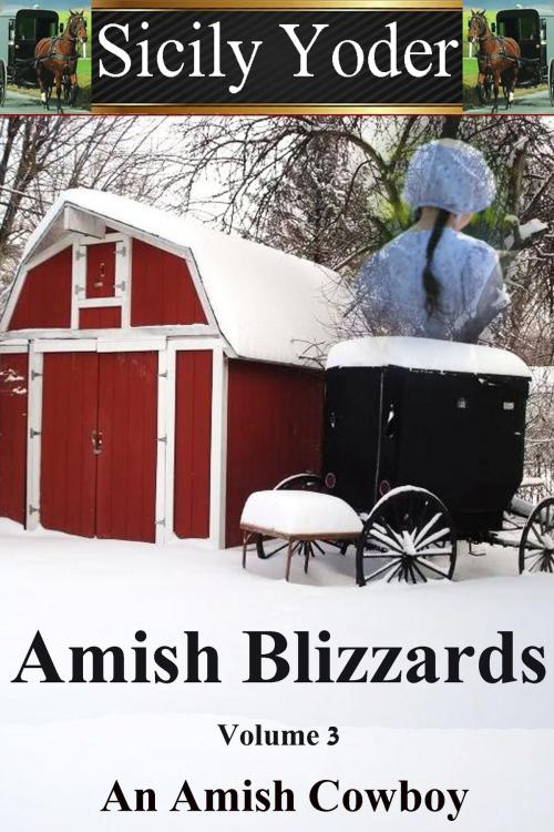 Cover of the book Amish Blizzards: Volume Three: An Amish Cowboy by Sicily Yoder, Dutch Farms Books
