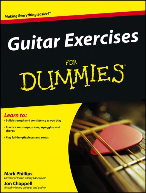 Cover of the book Guitar Exercises For Dummies by Mark Phillips, Jon Chappell, Wiley