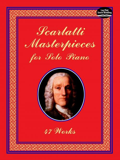 Cover of the book Scarlatti Masterpieces for Solo Piano by Domenico Scarlatti, Dover Publications