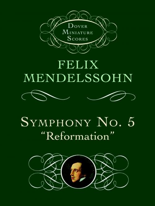 Cover of the book Symphony No. 5 by Felix Mendelssohn, Dover Publications