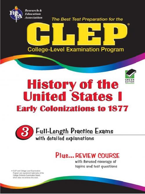 Cover of the book CLEP History of the United States I by Editors of REA, Research & Education Association