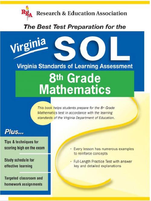 Cover of the book Virginia SOL Grade 8 Math by Stephen Hearne, Research & Education Association