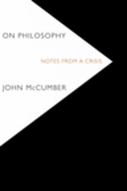 Cover of the book On Philosophy by John McCumber, Stanford University Press