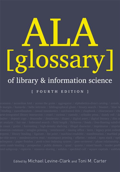 Cover of the book ALA Glossary of Library and Information Science, Fourth Edition by , American Library Association