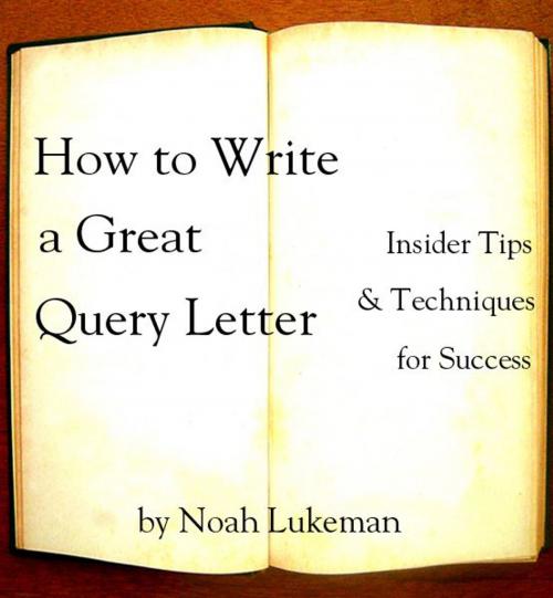 Cover of the book How to Write a Great Query Letter by Noah Lukeman, Noah Lukeman