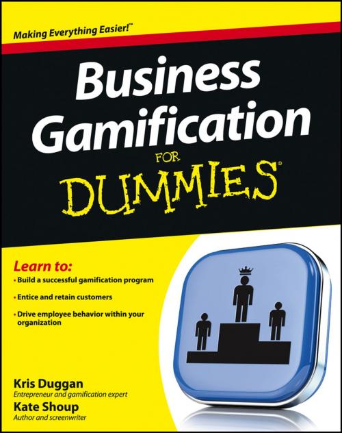 Cover of the book Business Gamification For Dummies by Kris Duggan, Kate Shoup, Wiley