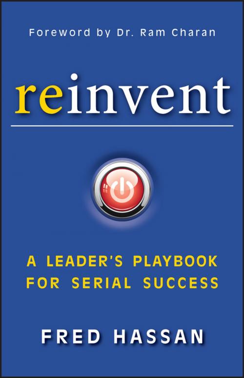Cover of the book Reinvent by Fred Hassan, Wiley