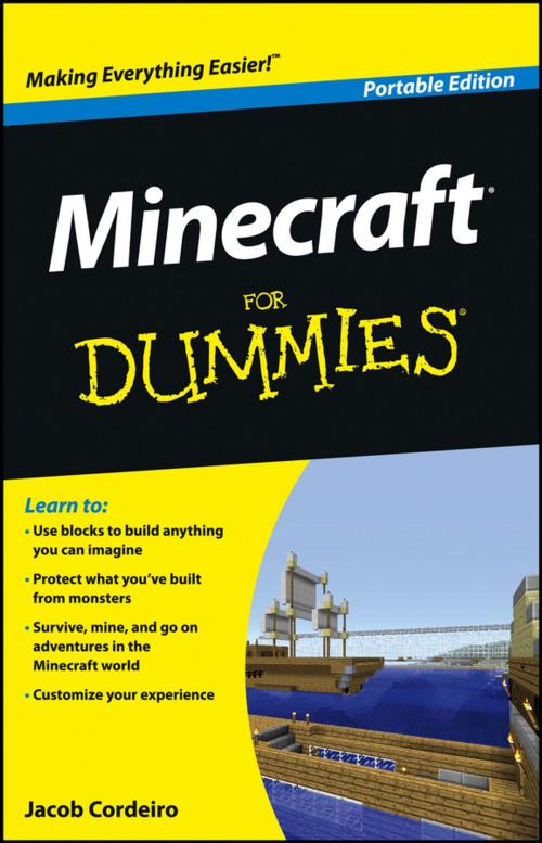 Cover of the book Minecraft For Dummies by Jacob Cordeiro, Wiley
