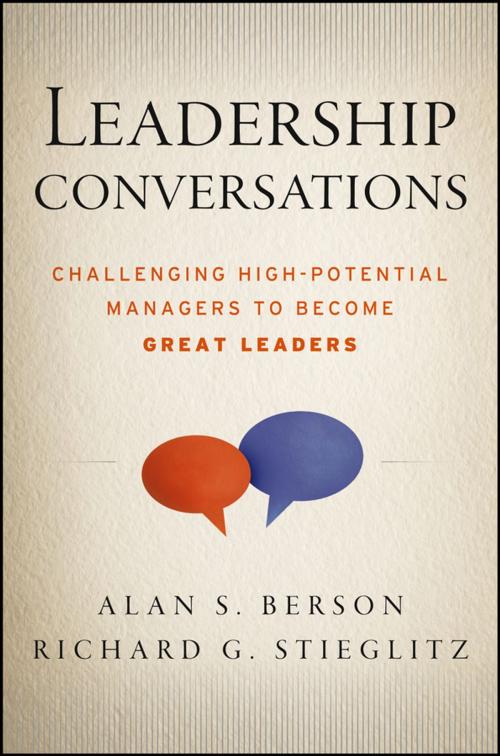 Cover of the book Leadership Conversations by Alan S. Berson, Richard G. Stieglitz, Wiley