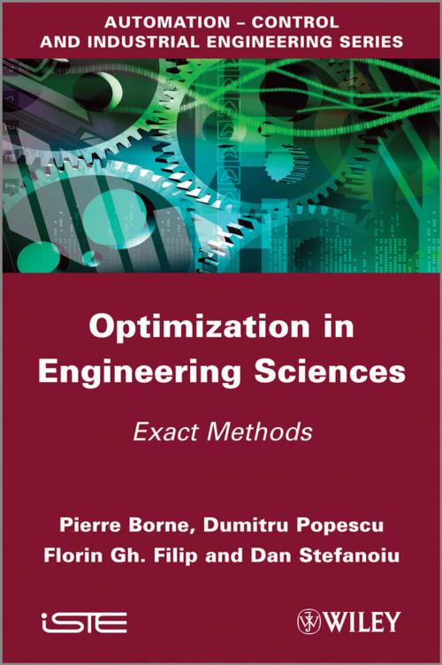 Cover of the book Optimization in Engineering Sciences by Pierre Borne, Dumitru Popescu, Dan Stefanoiu, Florin Gheorghe Filip, Wiley