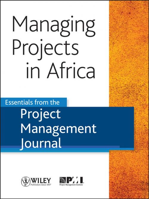 Cover of the book Managing Projects in Africa by Project Management Journal, Wiley