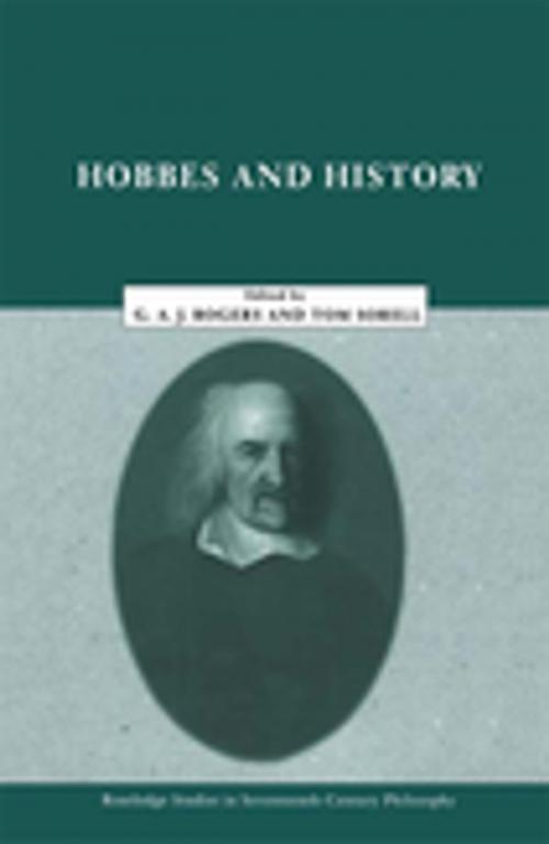 Cover of the book Hobbes and History by , Taylor and Francis