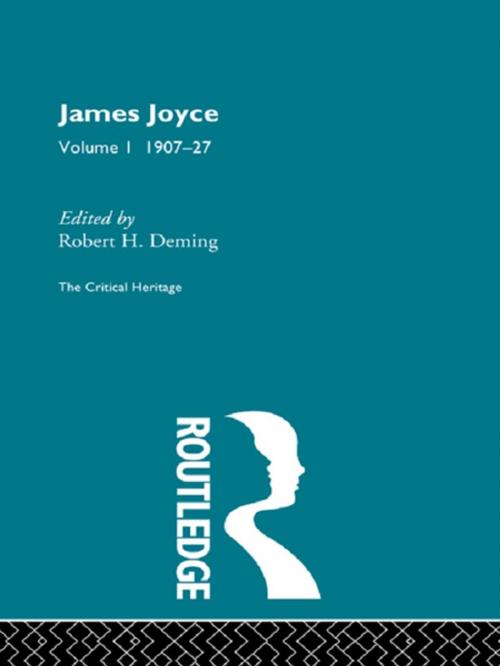 Cover of the book James Joyce. Volume I: 1907-27 by , Taylor and Francis