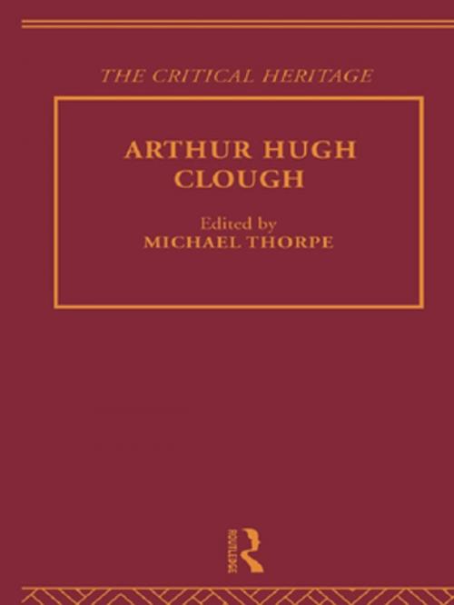 Cover of the book Arthur Hugh Clough by , Taylor and Francis