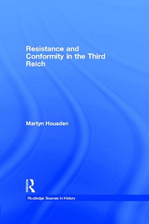 Cover of the book Resistance and Conformity in the Third Reich by Martyn Housden, Taylor and Francis