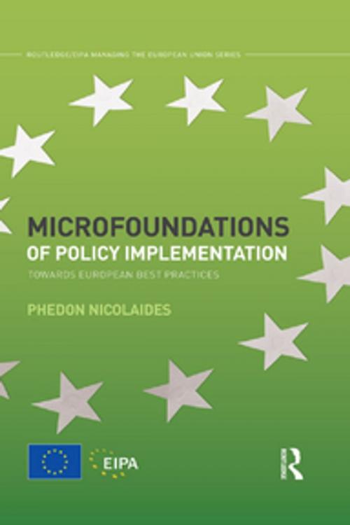 Cover of the book Microfoundations of Policy Implementation by Phedon Nicolaides, Taylor and Francis
