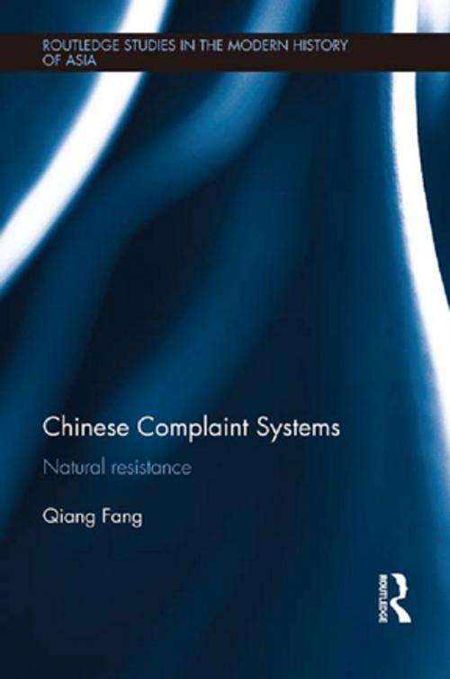 Cover of the book Chinese Complaint Systems by Qiang Fang, Taylor and Francis