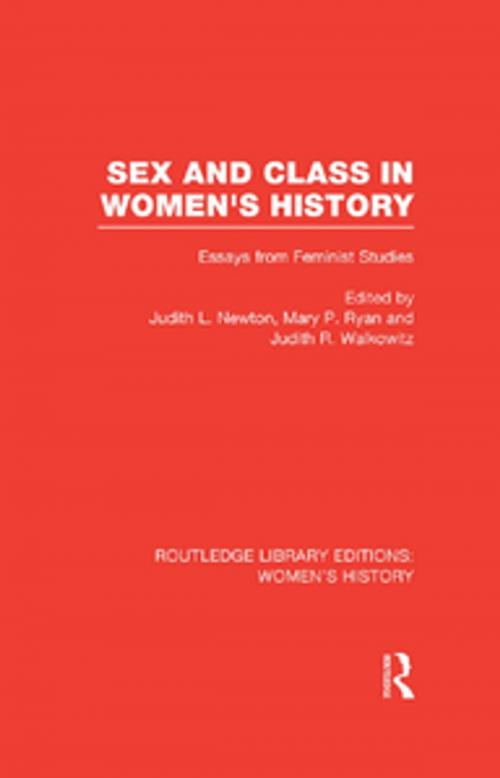 Cover of the book Sex and Class in Women's History by , Taylor and Francis