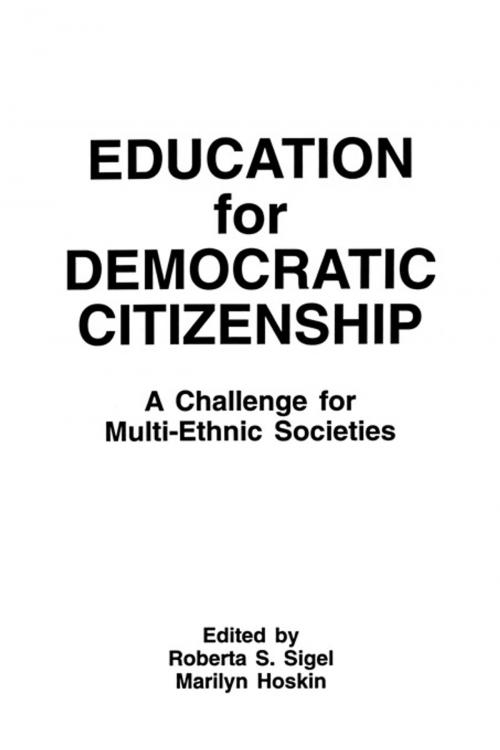 Cover of the book Education for Democratic Citizenship by , Taylor and Francis