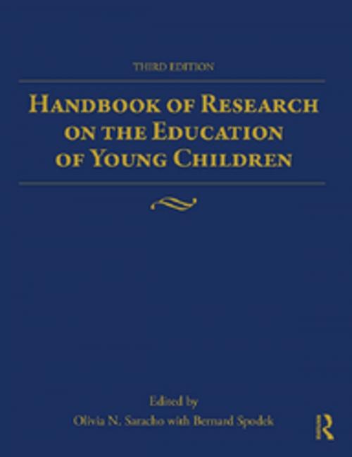 Cover of the book Handbook of Research on the Education of Young Children by , Taylor and Francis