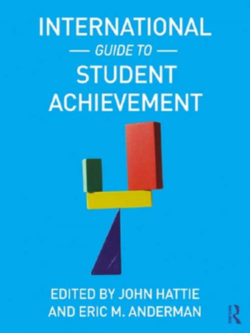 Cover of the book International Guide to Student Achievement by , Taylor and Francis