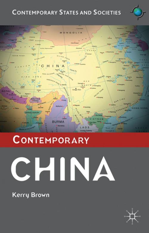 Cover of the book Contemporary China by Kerry Brown, Palgrave Macmillan