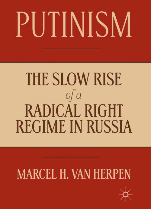 Cover of the book Putinism by Marcel Van Herpen, Palgrave Macmillan UK