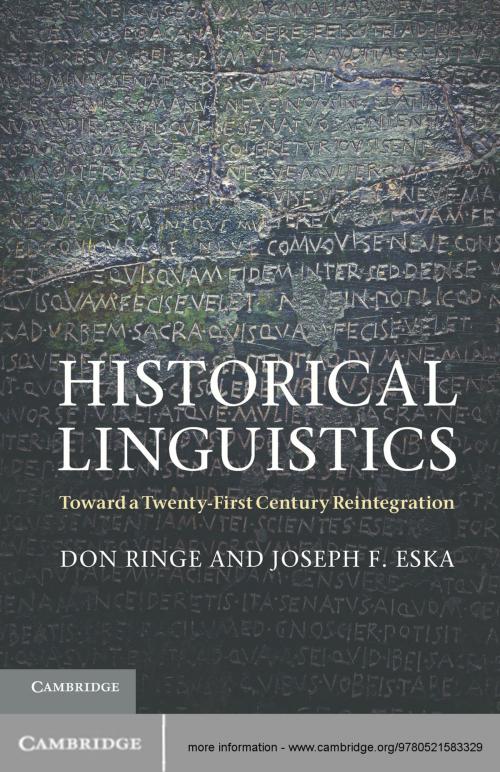 Cover of the book Historical Linguistics by Don Ringe, Joseph F. Eska, Cambridge University Press