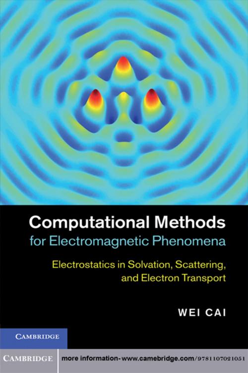 Cover of the book Computational Methods for Electromagnetic Phenomena by Professor Wei Cai, Cambridge University Press