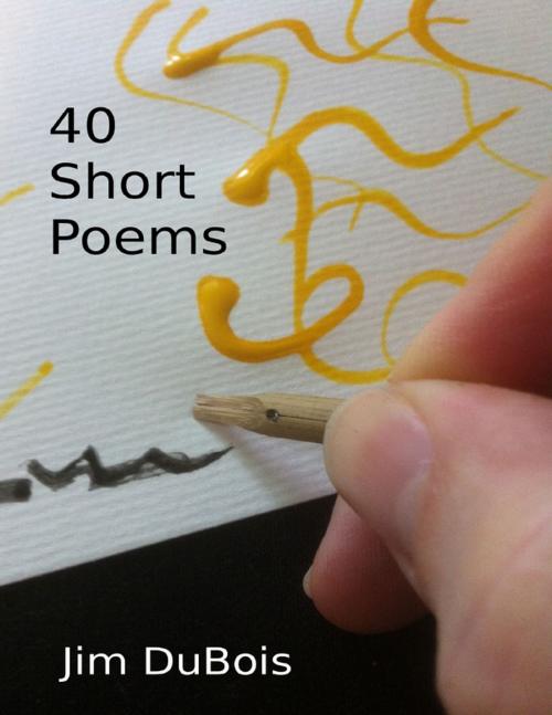 Cover of the book 40 Short Poems by Jim DuBois, Lulu.com