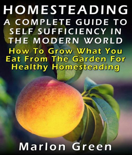 Cover of the book Homesteading: A Complete Guide To Self Sufficiency In The Modern World: How To Grow What You Eat From The Garden For Healthy Homesteading by Marlon Green, Pamphlet Book
