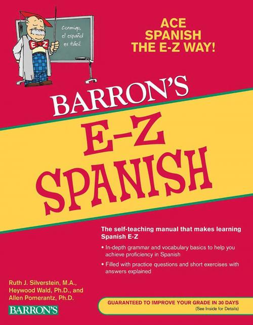 Cover of the book E-Z Spanish by Ruth J. Silverstein, Allen Pomerantz Ph.D., Heywood Wald Ph.D., Barrons Educational Series