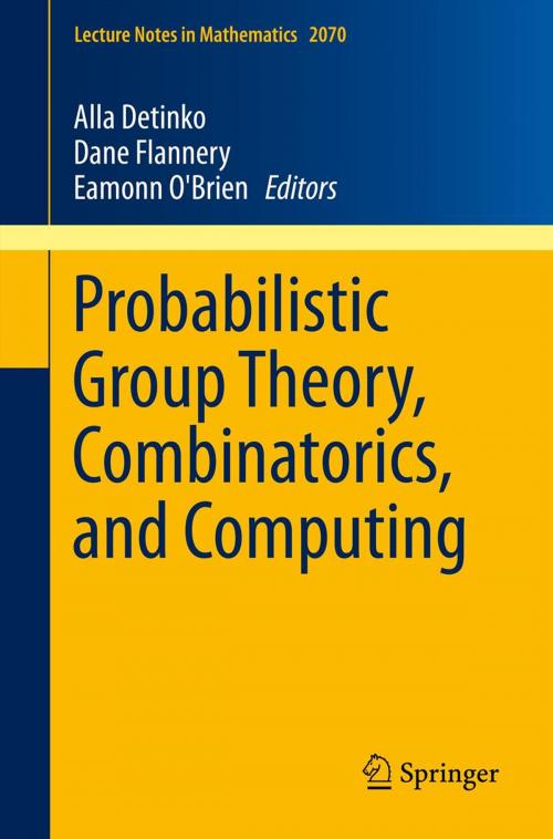 Cover of the book Probabilistic Group Theory, Combinatorics, and Computing by , Springer London